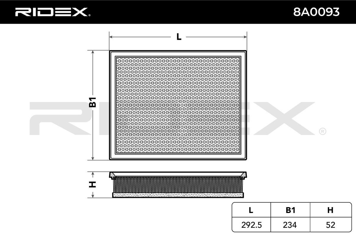 Vzduchový filter RIDEX