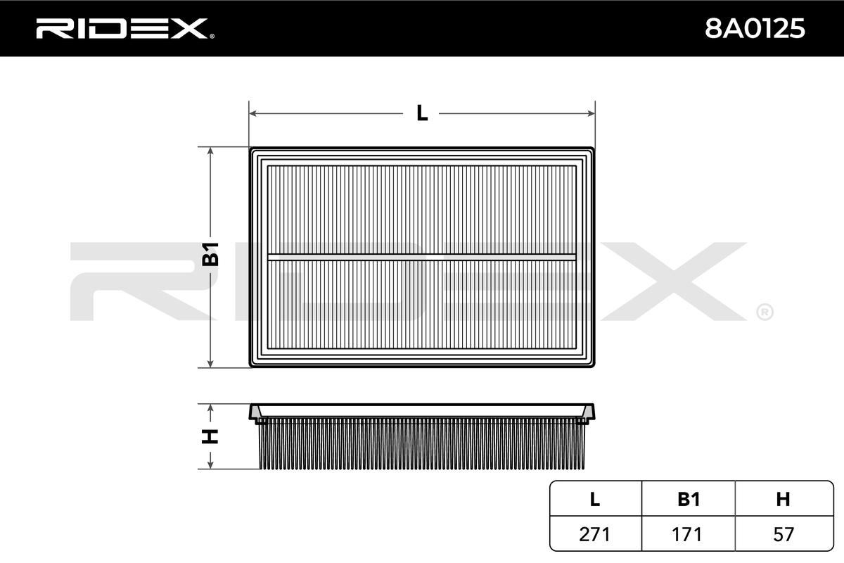 Vzduchový filter RIDEX
