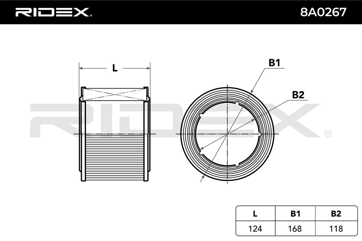 Vzduchový filter RIDEX