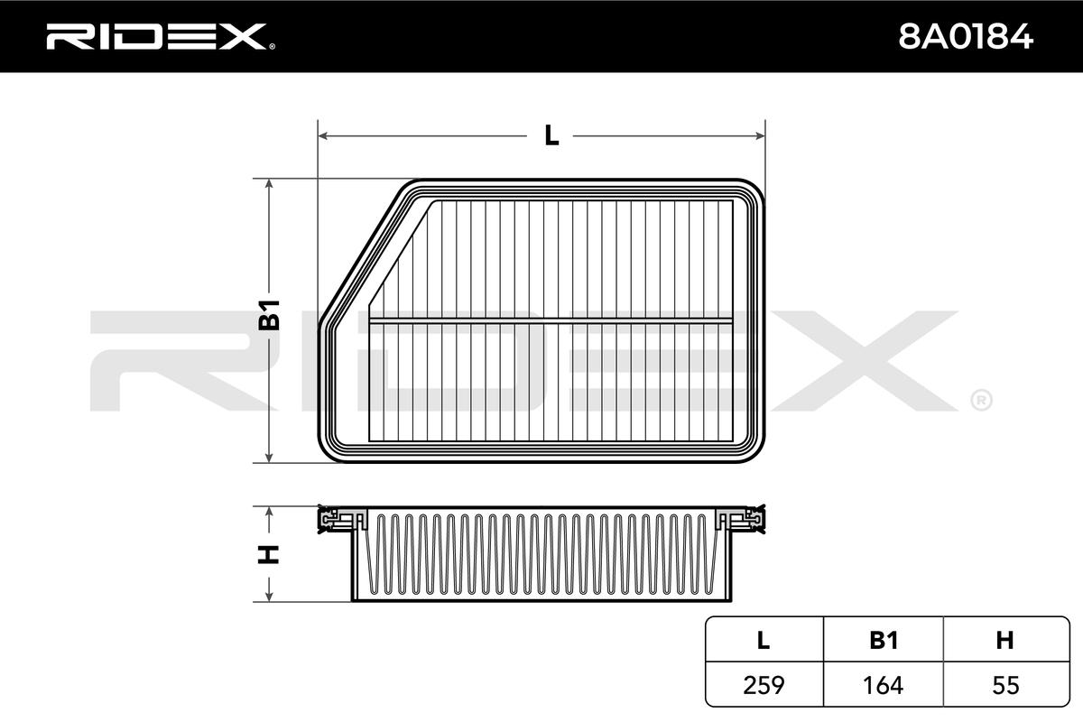 Vzduchový filter RIDEX