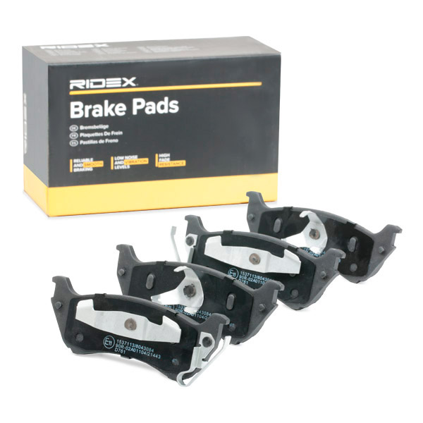 Sada brzdových platničiek kotúčovej brzdy RIDEX