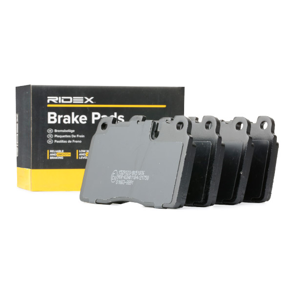 Sada brzdových platničiek kotúčovej brzdy RIDEX