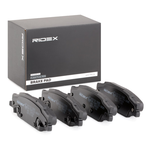 Sada brzdových platničiek kotúčovej brzdy RIDEX