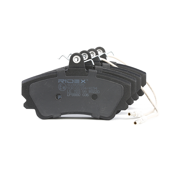 Sada brzdových platničiek kotúčovej brzdy RIDEX