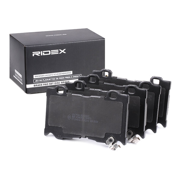 Sada brzdových platničiek kotúčovej brzdy RIDEX