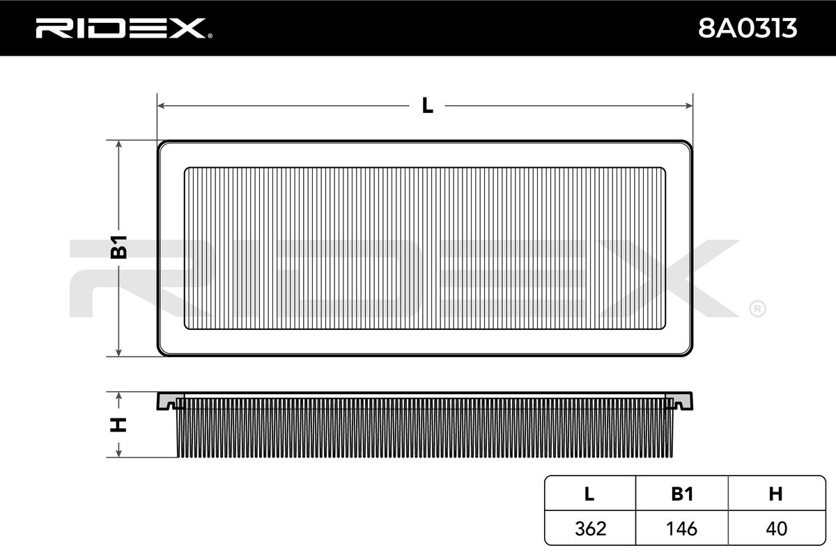 Vzduchový filter RIDEX