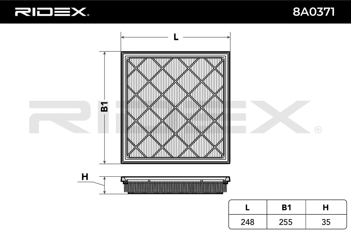 Vzduchový filter RIDEX