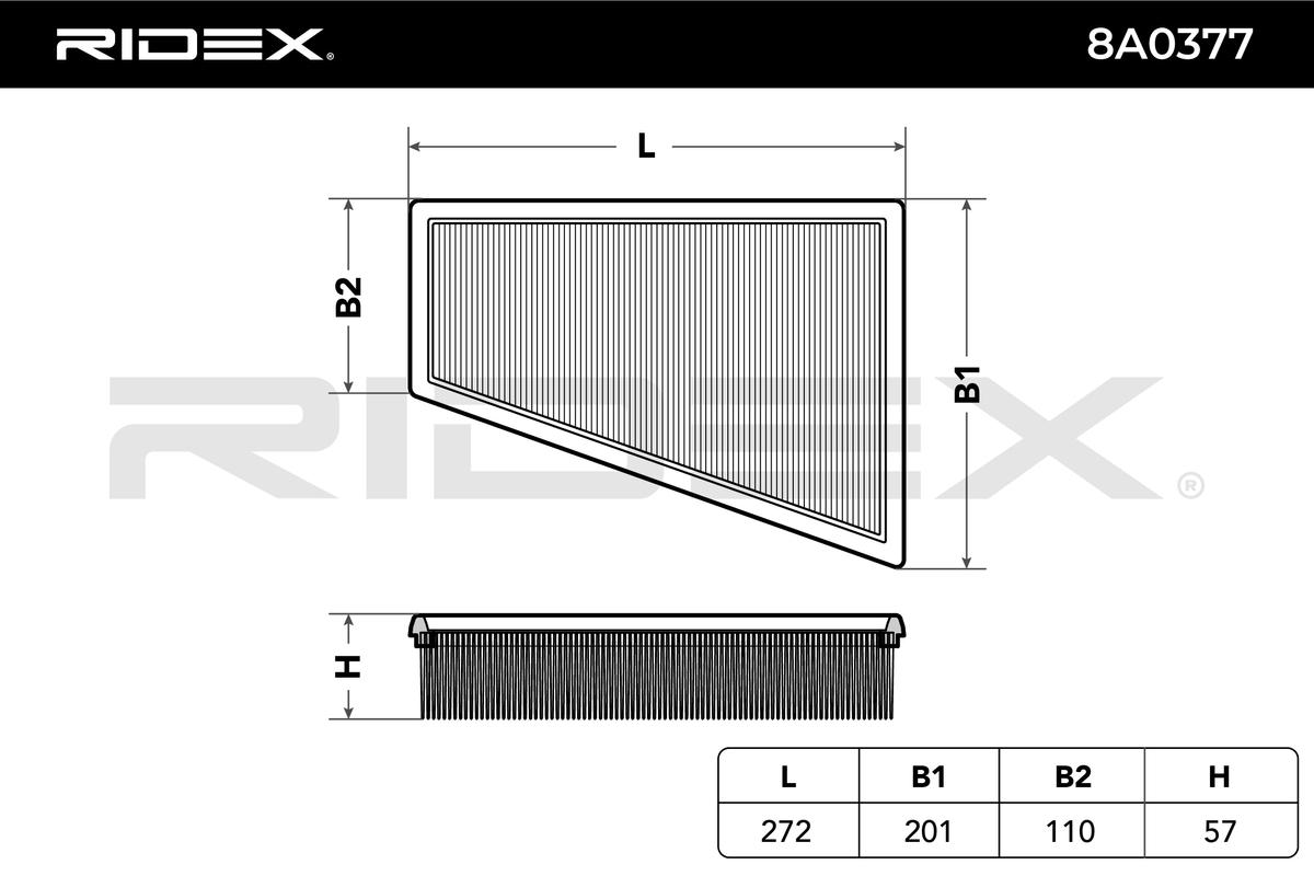 Vzduchový filter RIDEX
