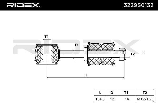 Tyč/Vzpera stabilizátora RIDEX