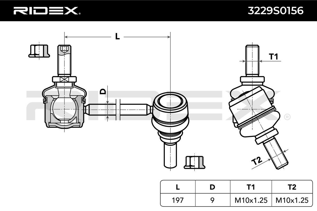 Tyč/Vzpera stabilizátora RIDEX