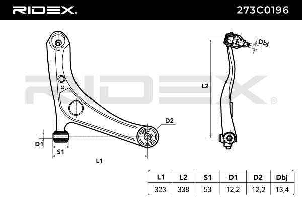 Rameno zavesenia kolies RIDEX