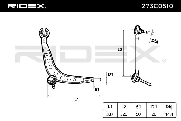 Rameno zavesenia kolies RIDEX
