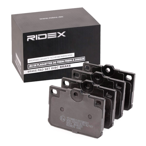 Sada brzdových platničiek kotúčovej brzdy RIDEX