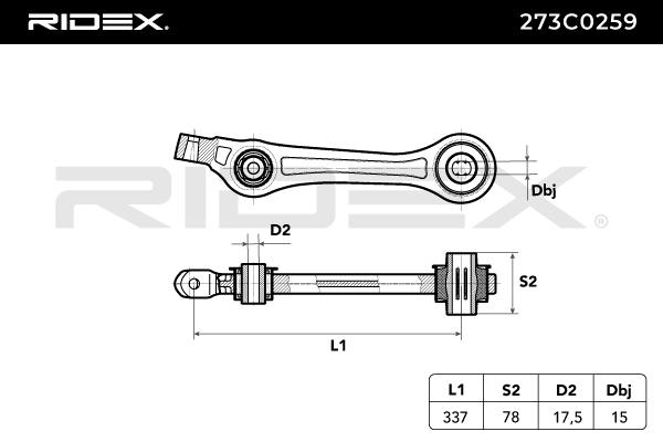 Rameno zavesenia kolies RIDEX