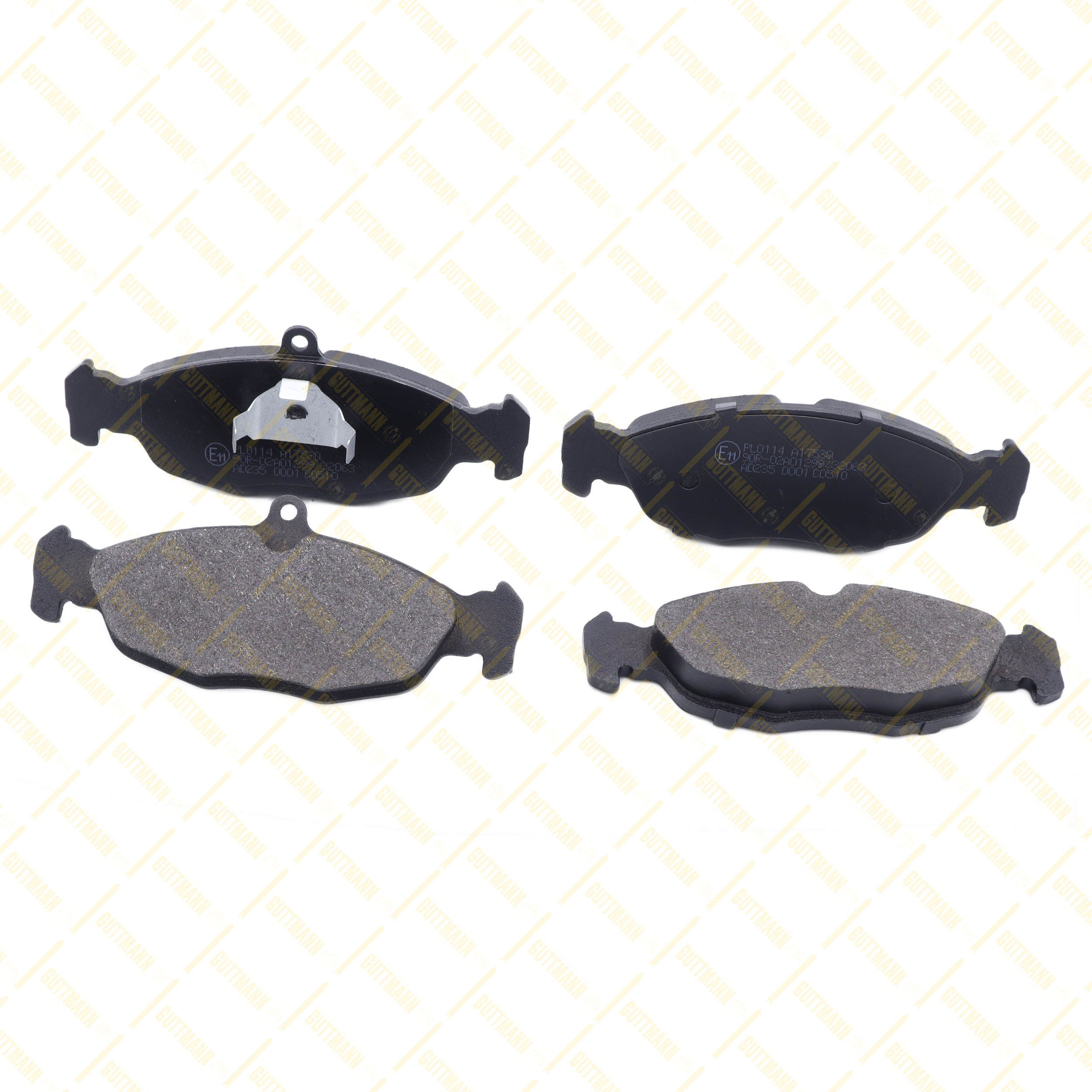 Sada brzdových platničiek kotúčovej brzdy LEROY ACCESSOIRES DISTRIBUTION