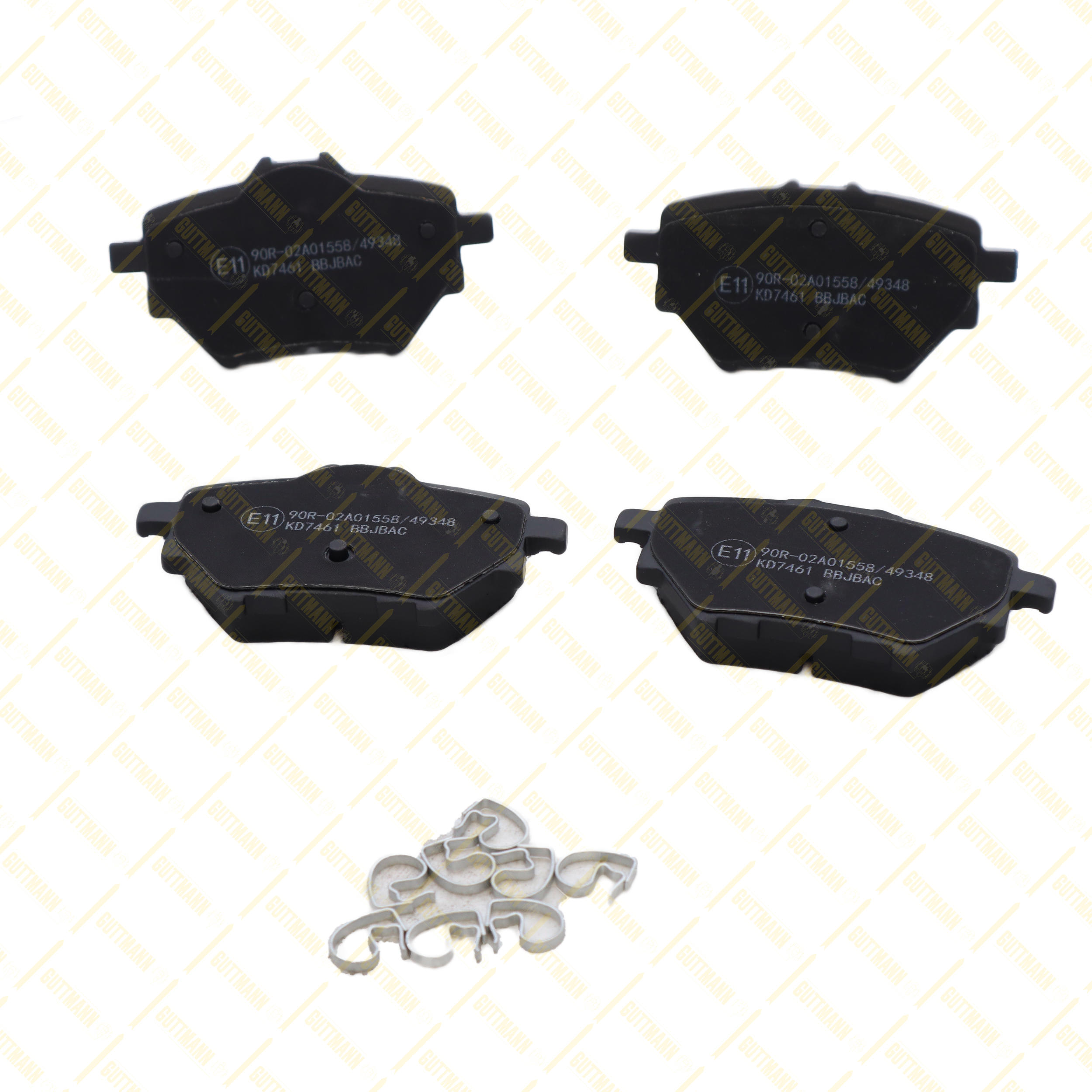 Sada brzdových platničiek kotúčovej brzdy LEROY ACCESSOIRES DISTRIBUTION