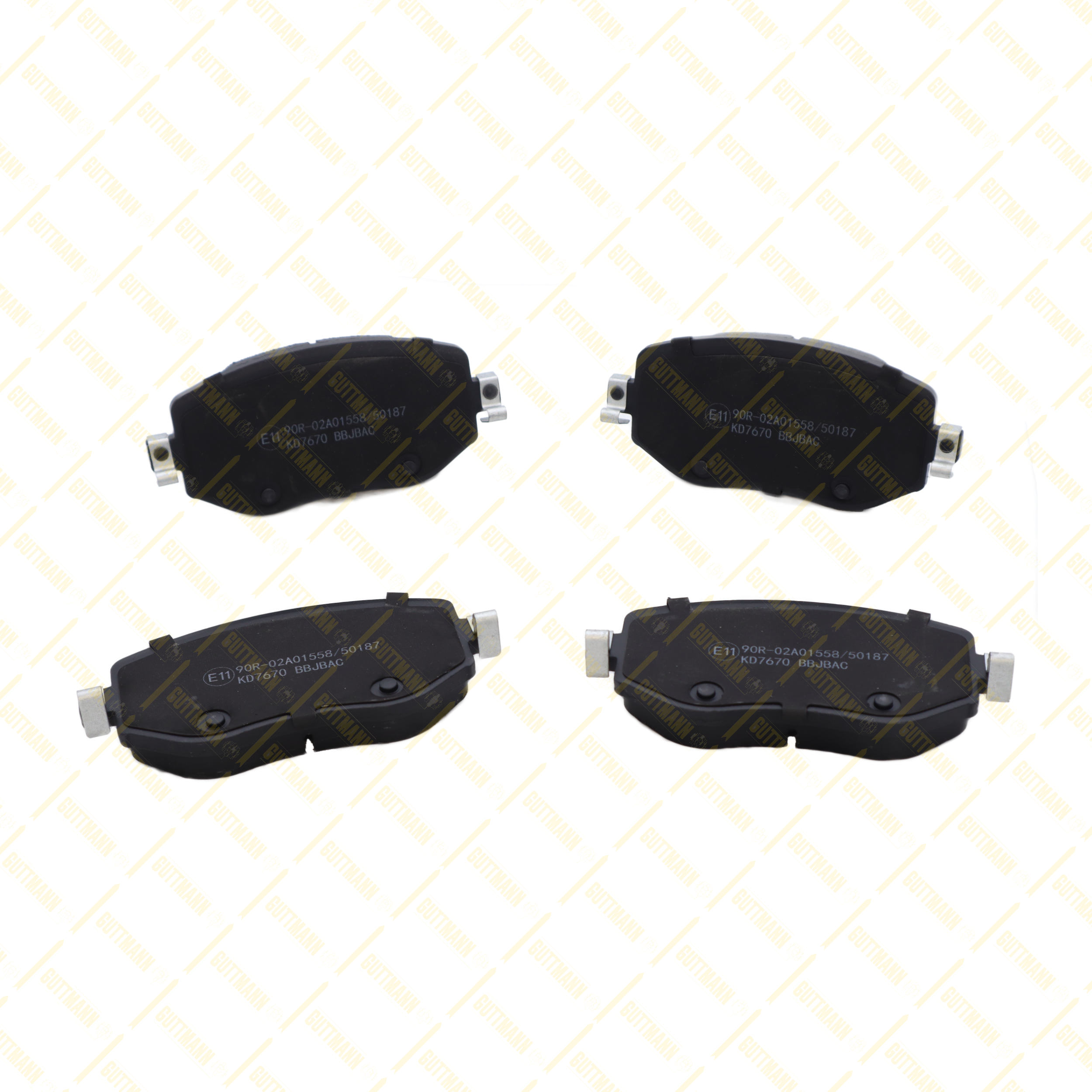 Sada brzdových platničiek kotúčovej brzdy LEROY ACCESSOIRES DISTRIBUTION