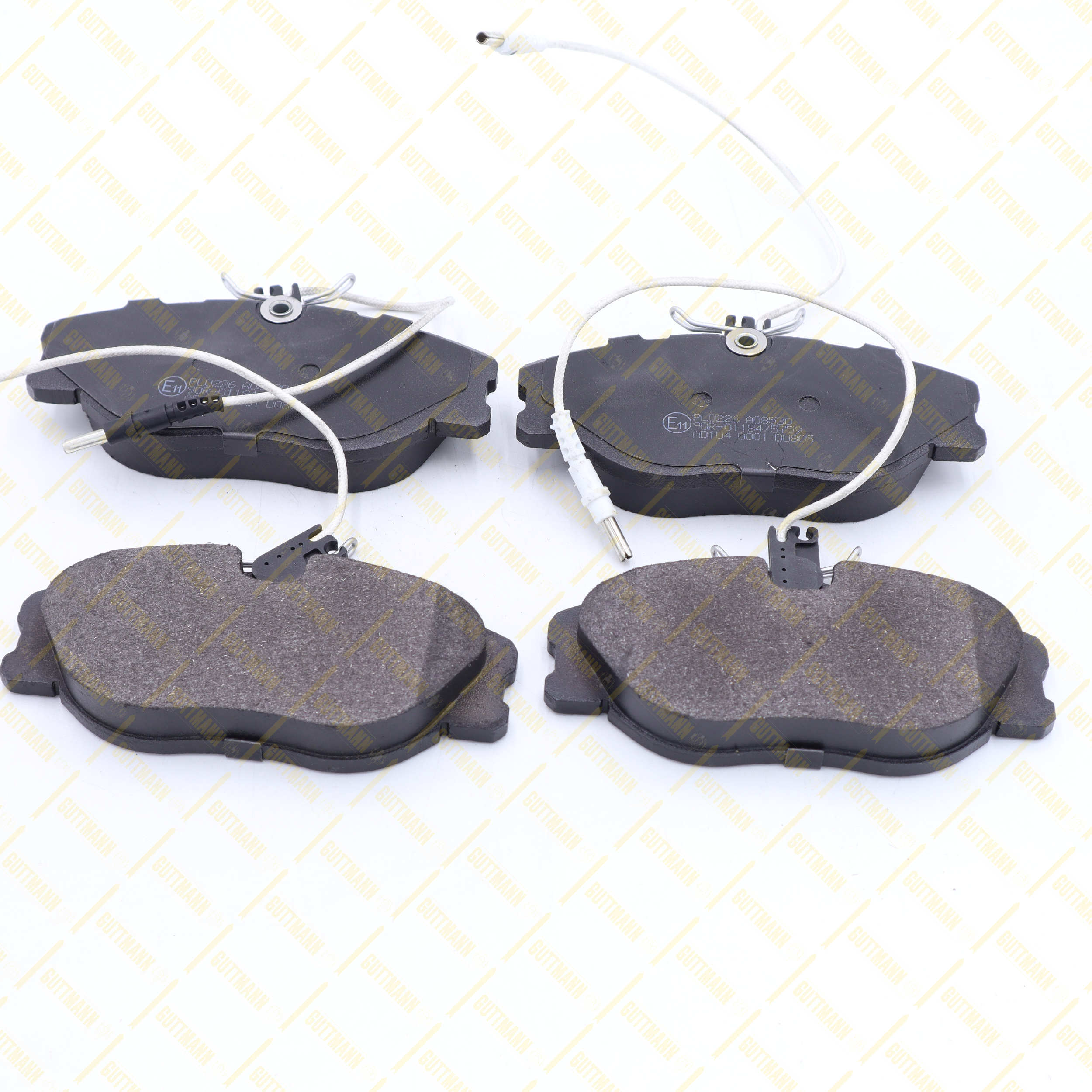 Sada brzdových platničiek kotúčovej brzdy LEROY ACCESSOIRES DISTRIBUTION