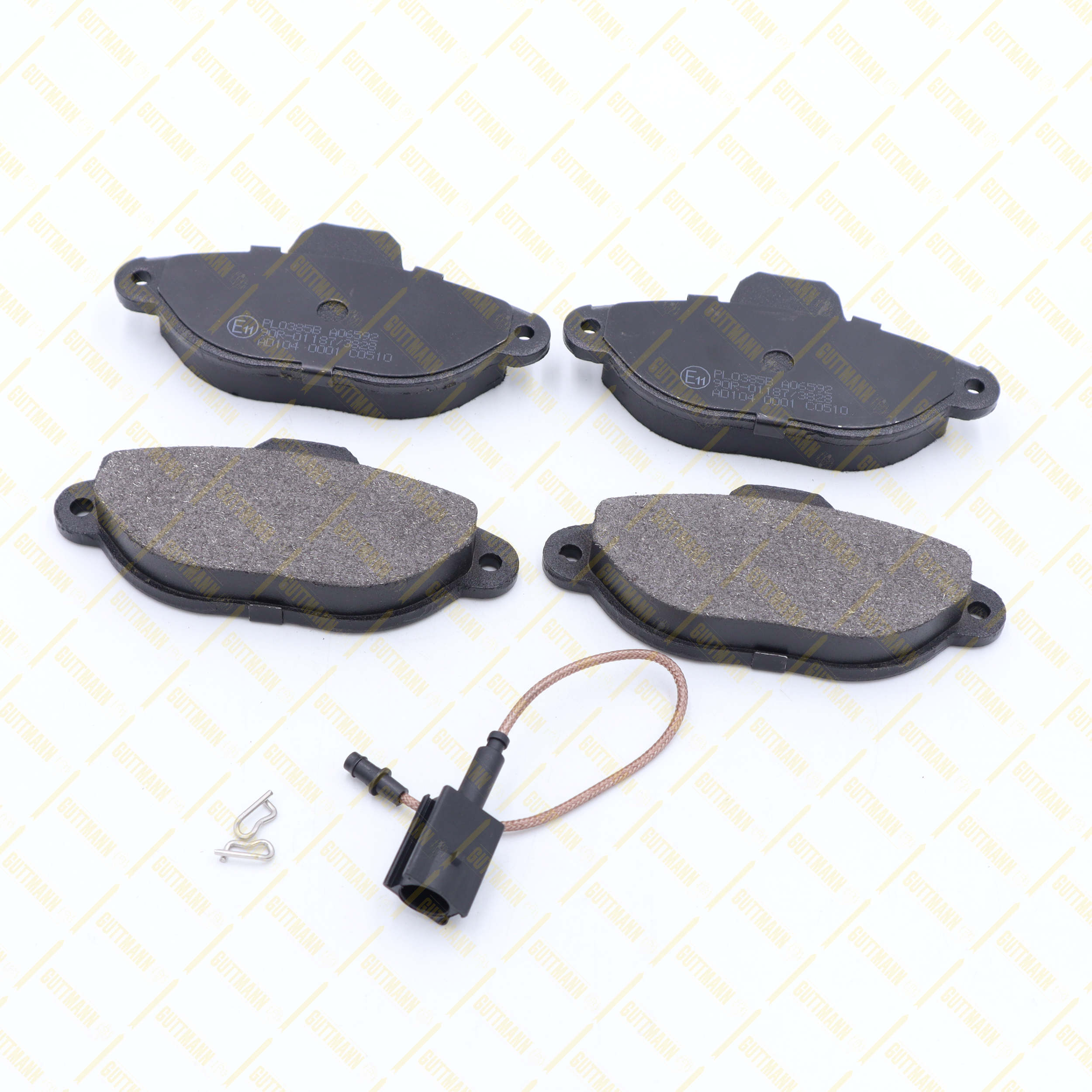 Sada brzdových platničiek kotúčovej brzdy LEROY ACCESSOIRES DISTRIBUTION