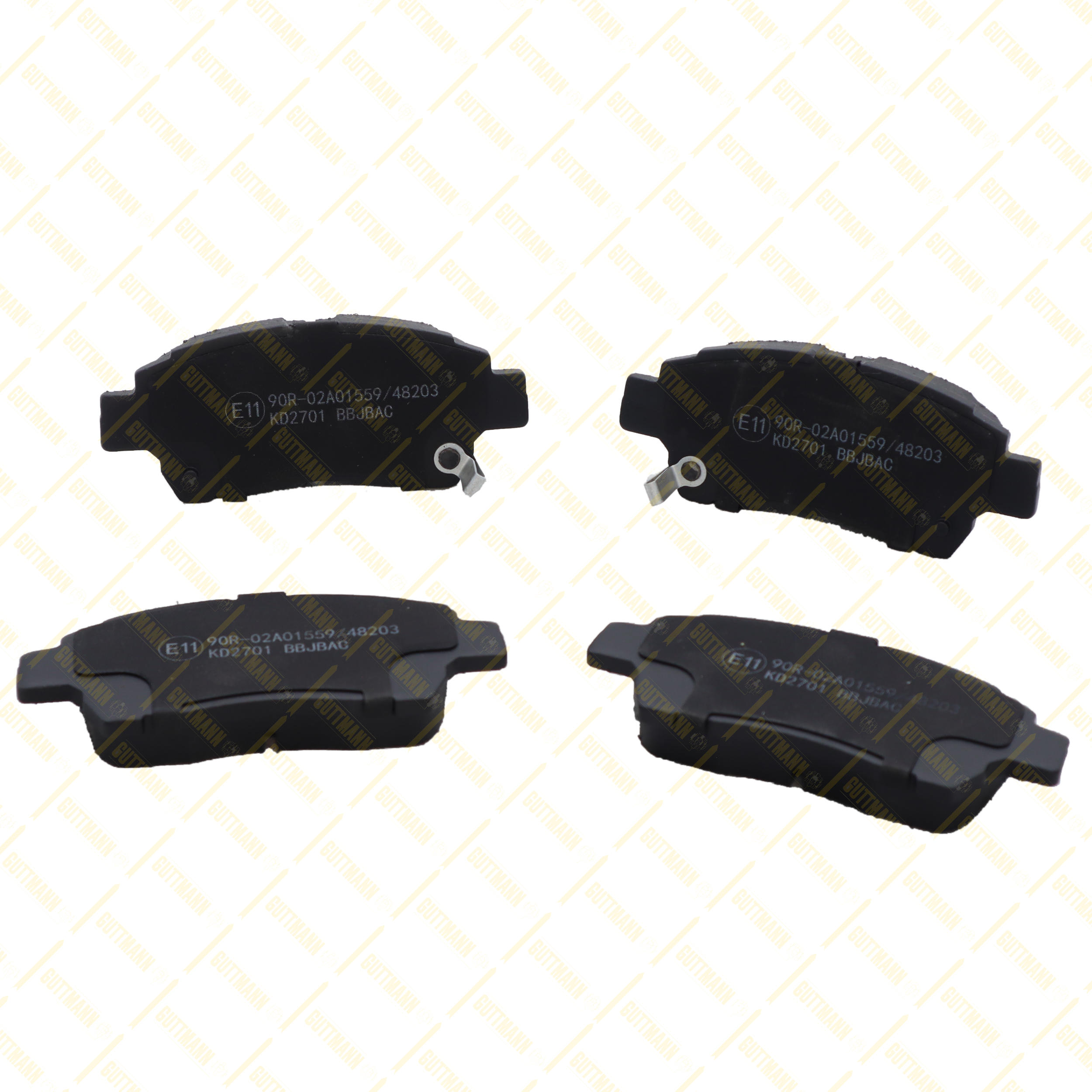 Sada brzdových platničiek kotúčovej brzdy LEROY ACCESSOIRES DISTRIBUTION