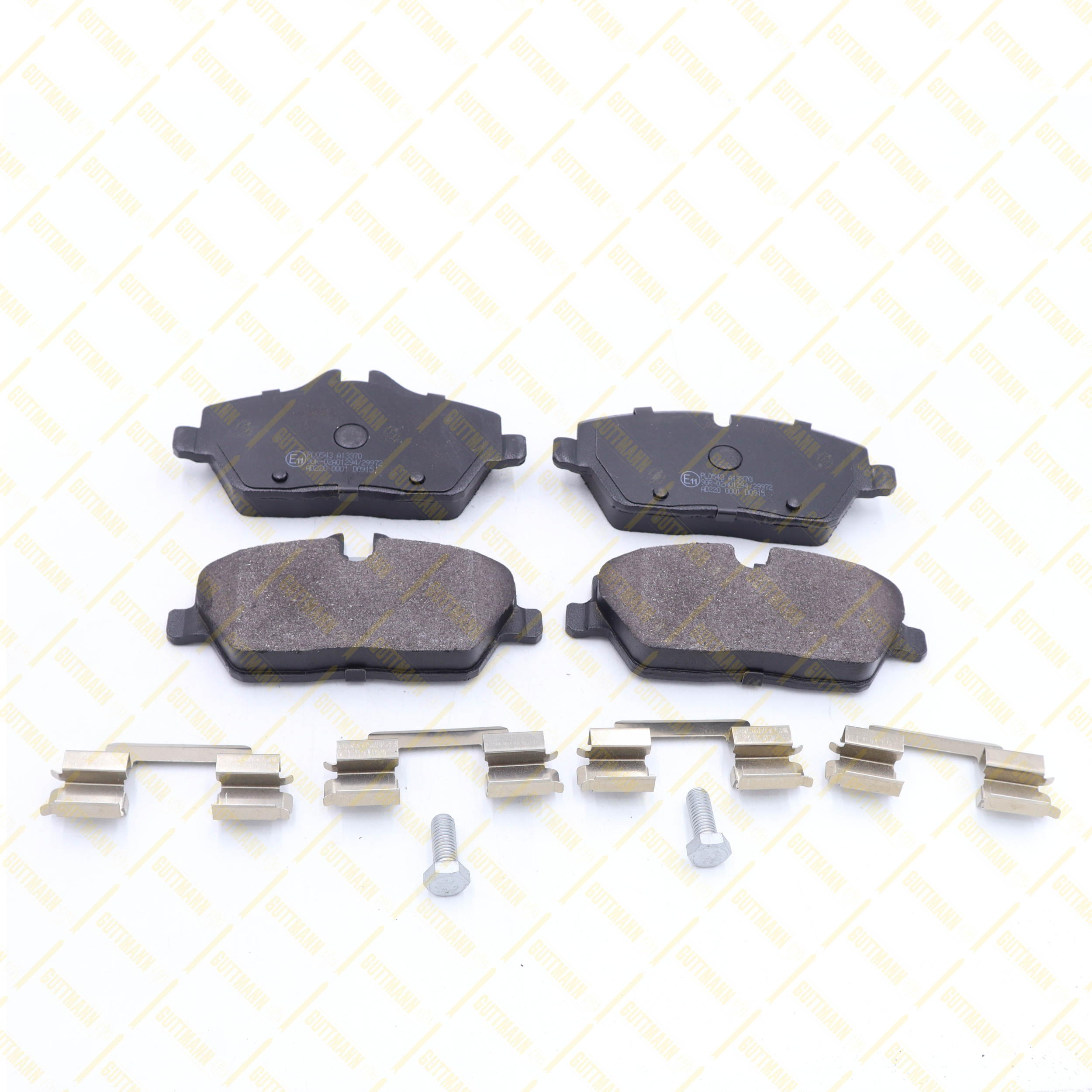 Sada brzdových platničiek kotúčovej brzdy LEROY ACCESSOIRES DISTRIBUTION