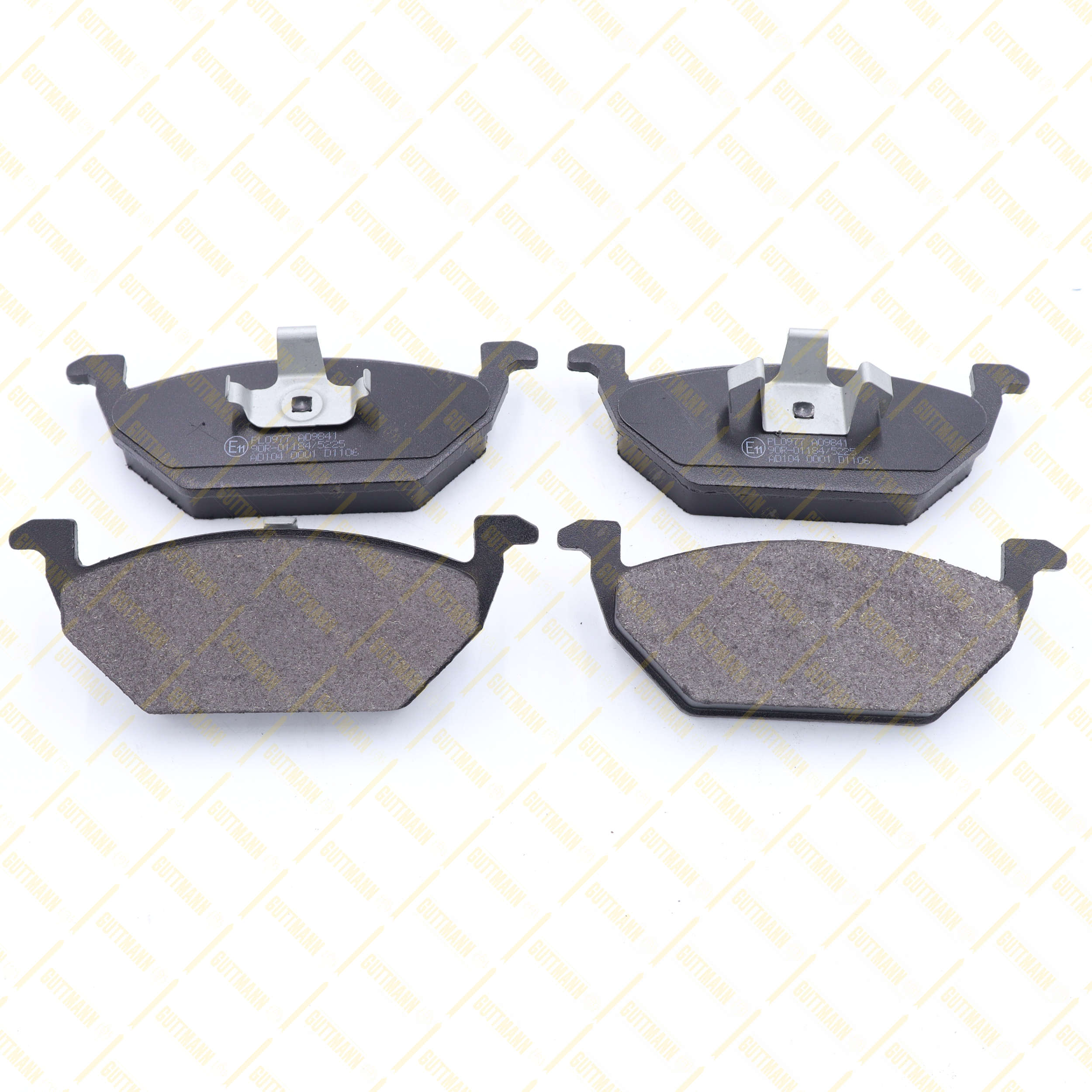 Sada brzdových platničiek kotúčovej brzdy LEROY ACCESSOIRES DISTRIBUTION