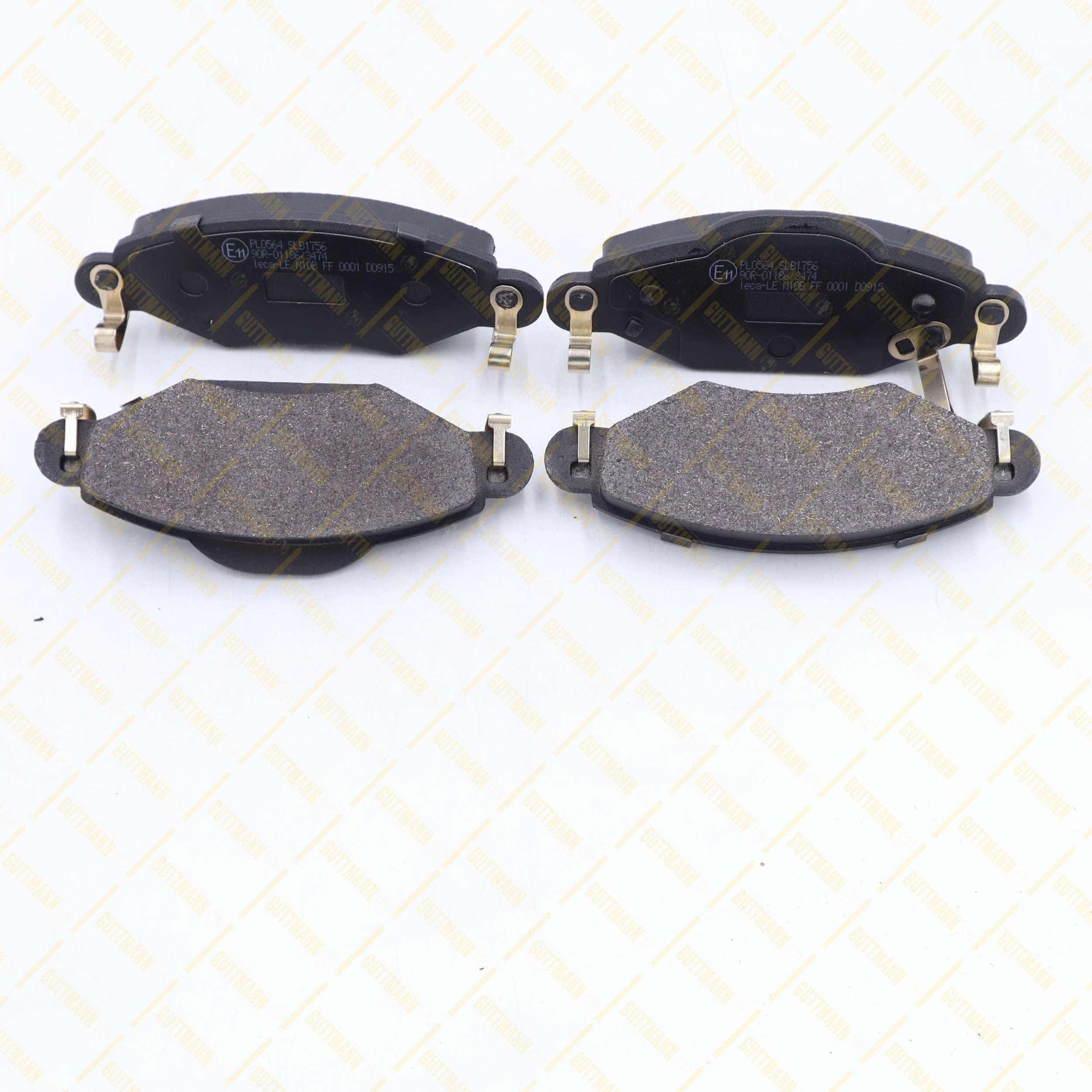 Sada brzdových platničiek kotúčovej brzdy LEROY ACCESSOIRES DISTRIBUTION