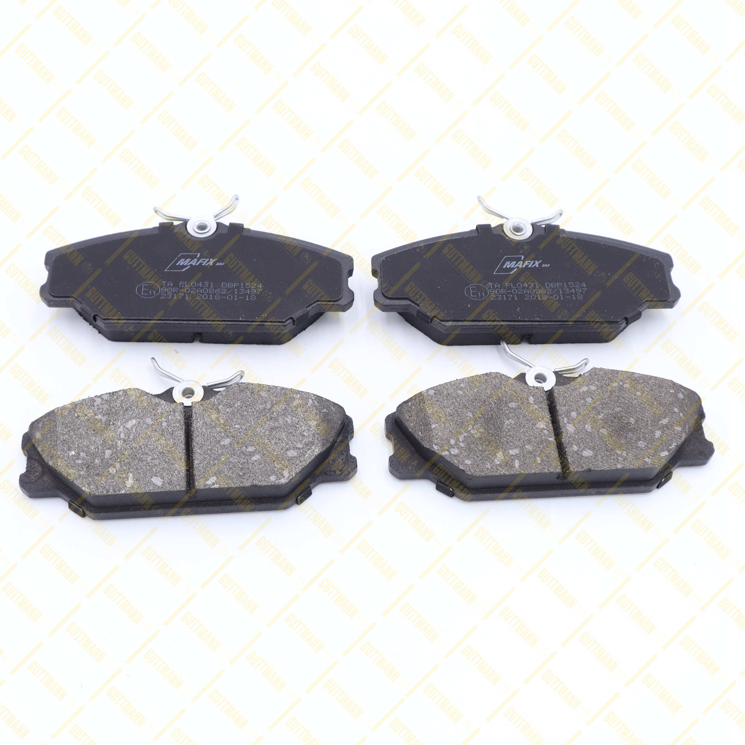 Sada brzdových platničiek kotúčovej brzdy LEROY ACCESSOIRES DISTRIBUTION