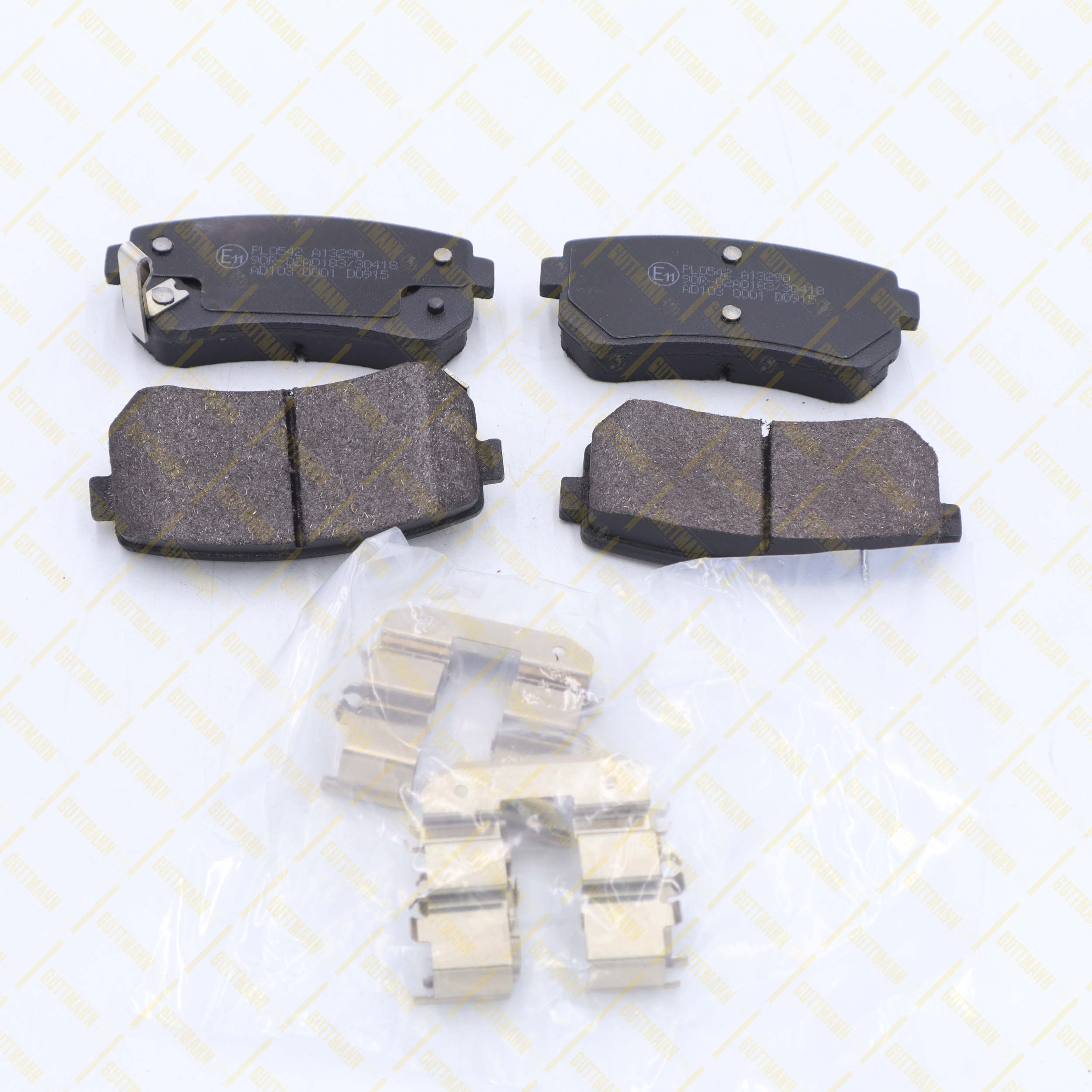 Sada brzdových platničiek kotúčovej brzdy LEROY ACCESSOIRES DISTRIBUTION