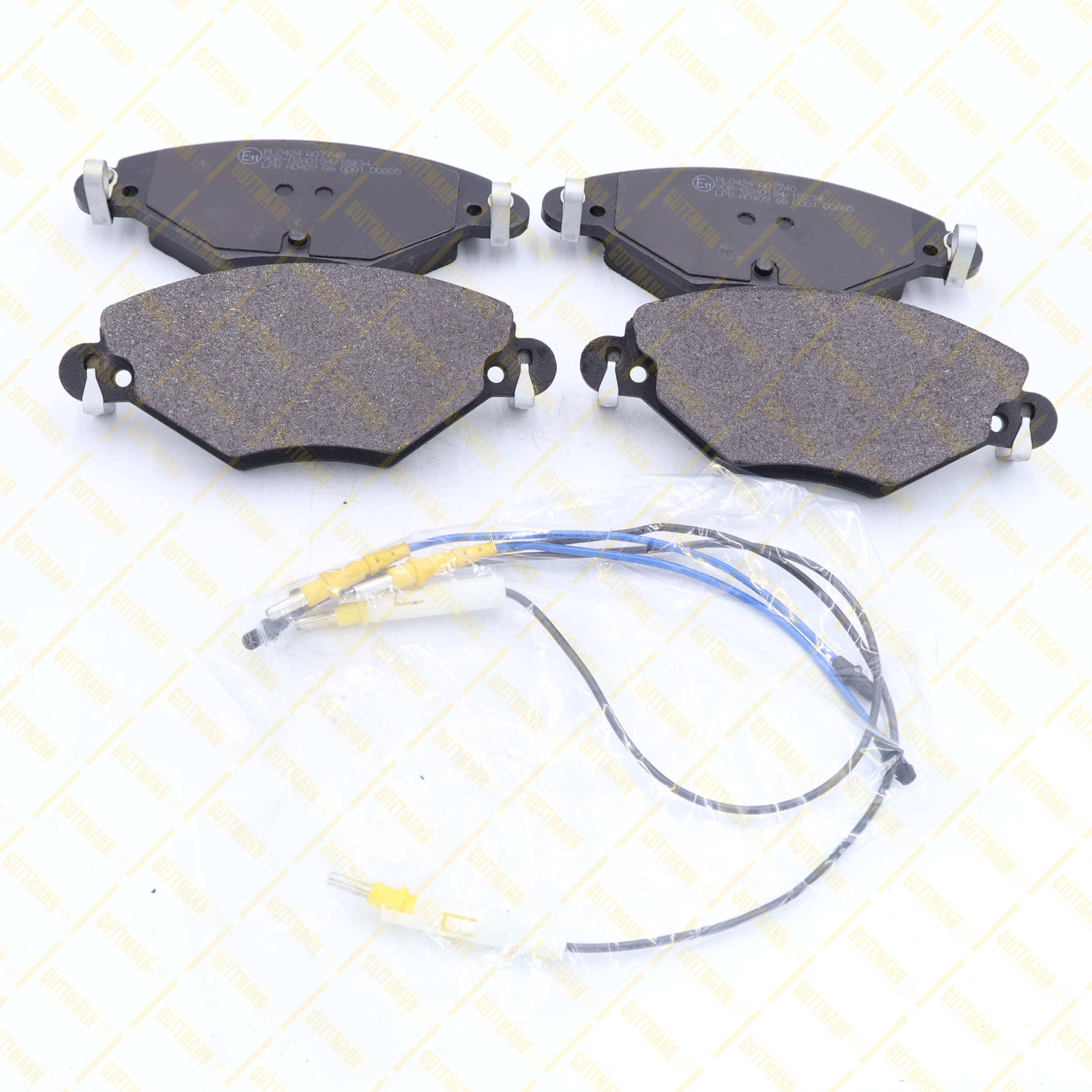 Sada brzdových platničiek kotúčovej brzdy LEROY ACCESSOIRES DISTRIBUTION