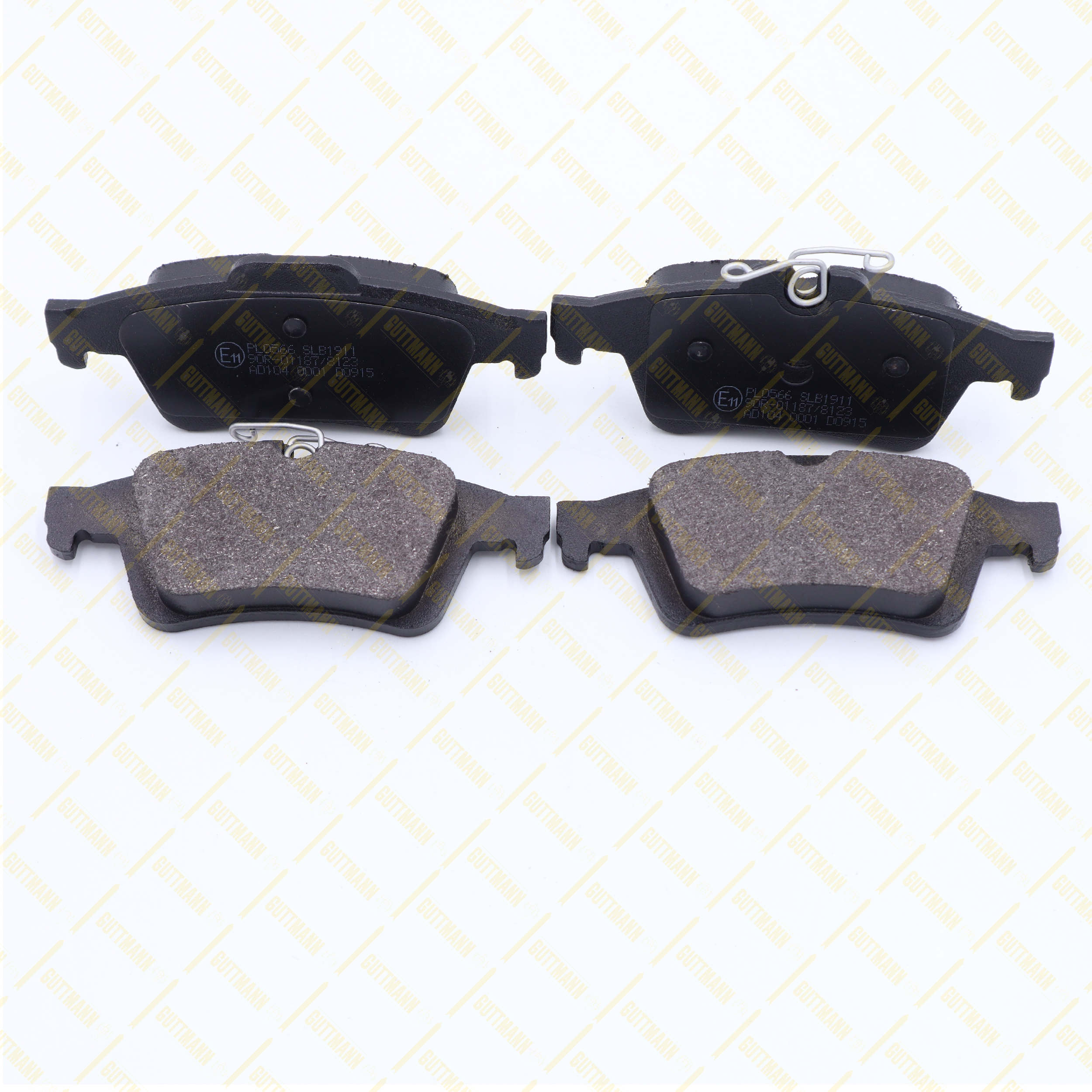 Sada brzdových platničiek kotúčovej brzdy LEROY ACCESSOIRES DISTRIBUTION
