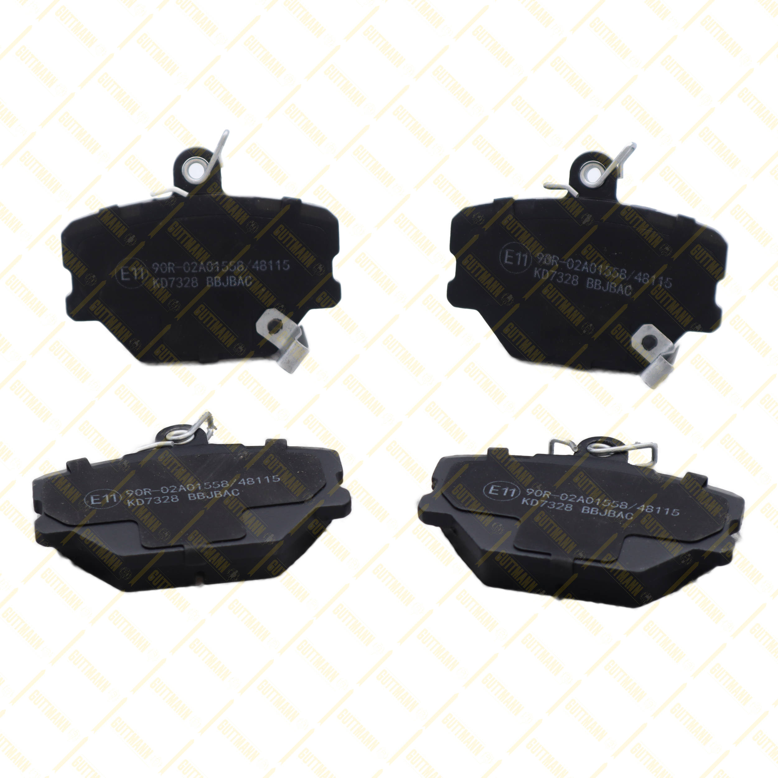 Sada brzdových platničiek kotúčovej brzdy LEROY ACCESSOIRES DISTRIBUTION