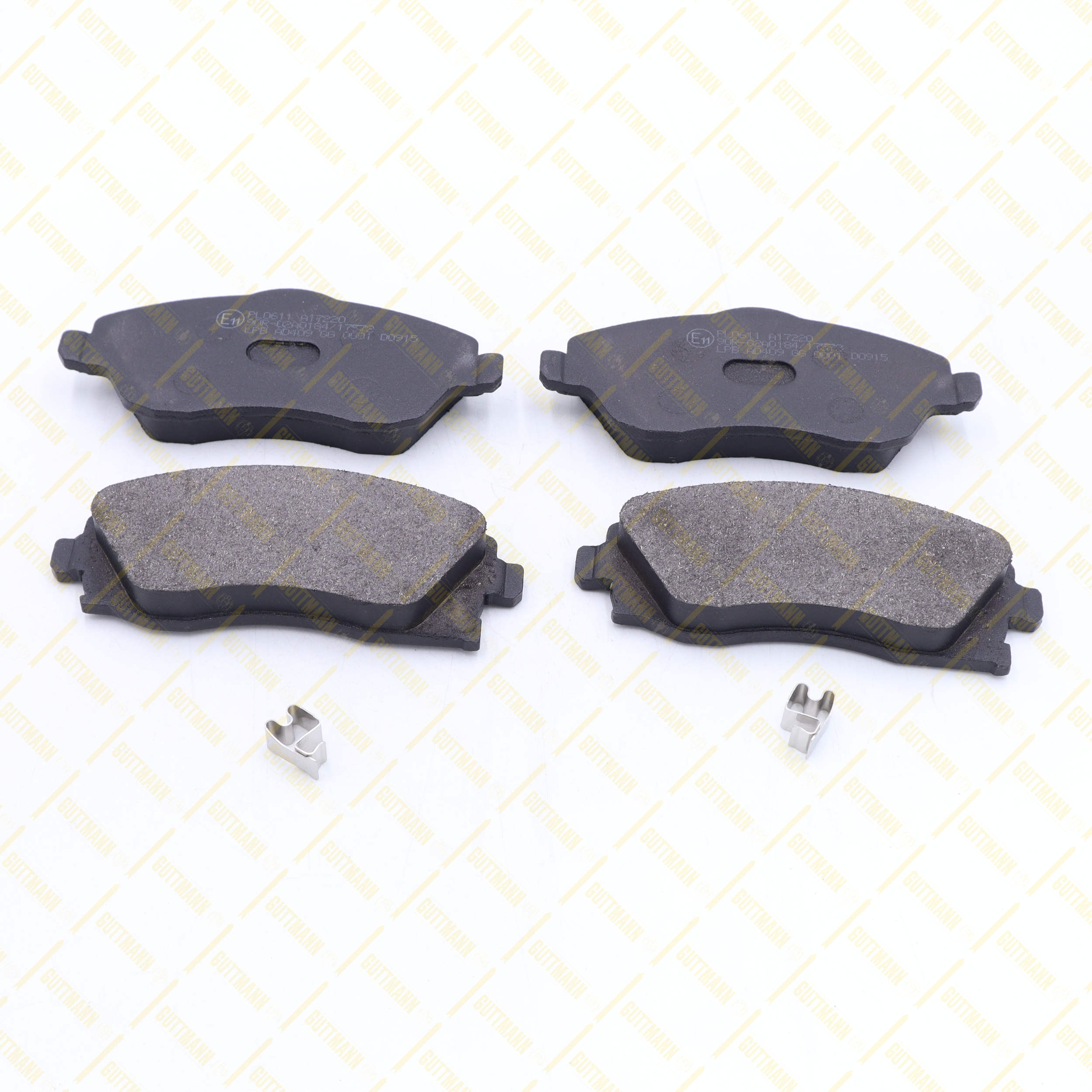 Sada brzdových platničiek kotúčovej brzdy LEROY ACCESSOIRES DISTRIBUTION