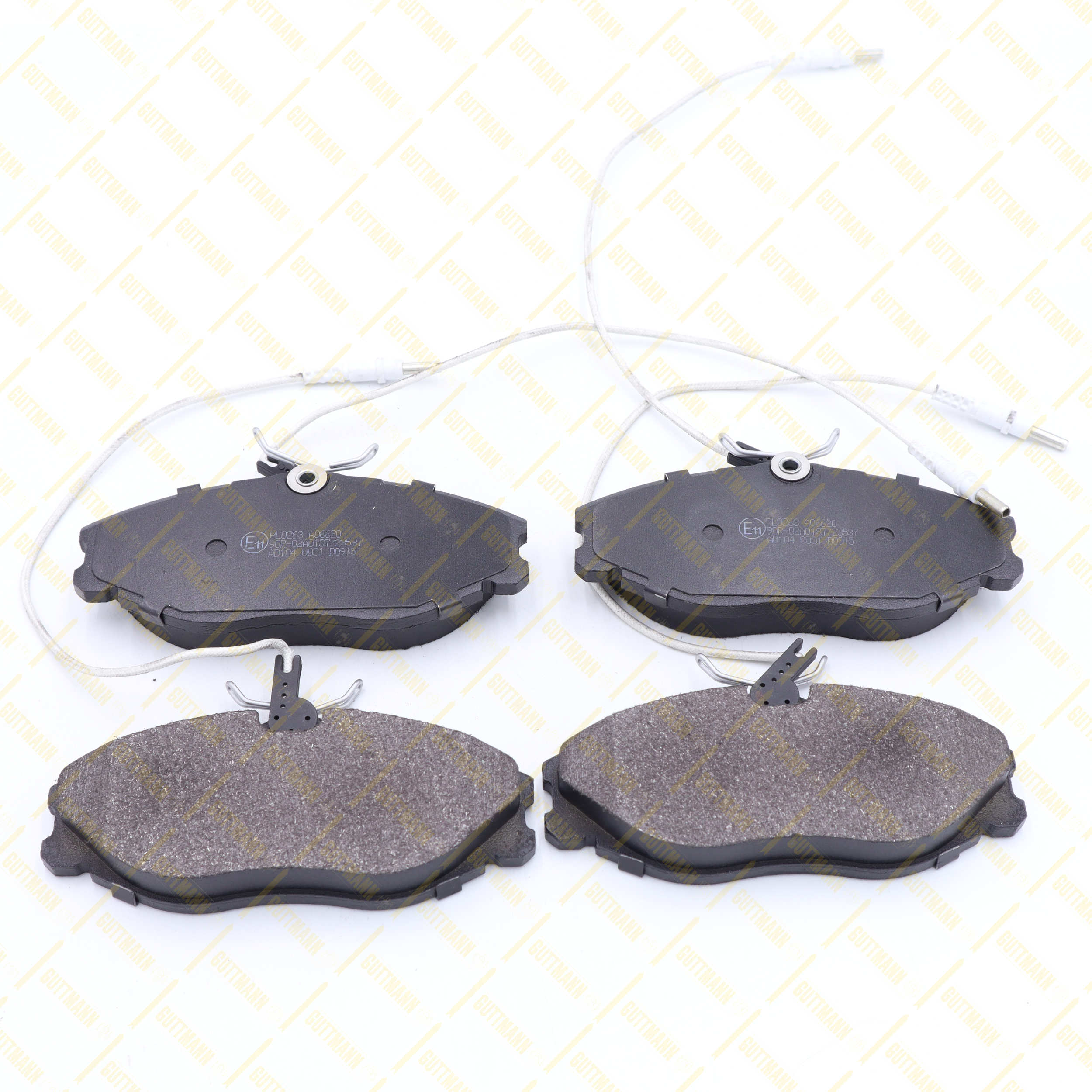 Sada brzdových platničiek kotúčovej brzdy LEROY ACCESSOIRES DISTRIBUTION