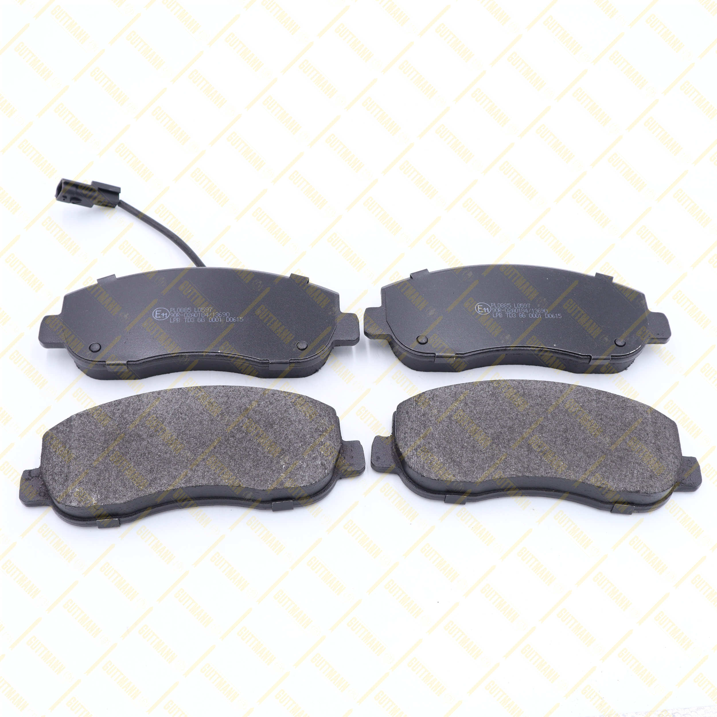 Sada brzdových platničiek kotúčovej brzdy LEROY ACCESSOIRES DISTRIBUTION