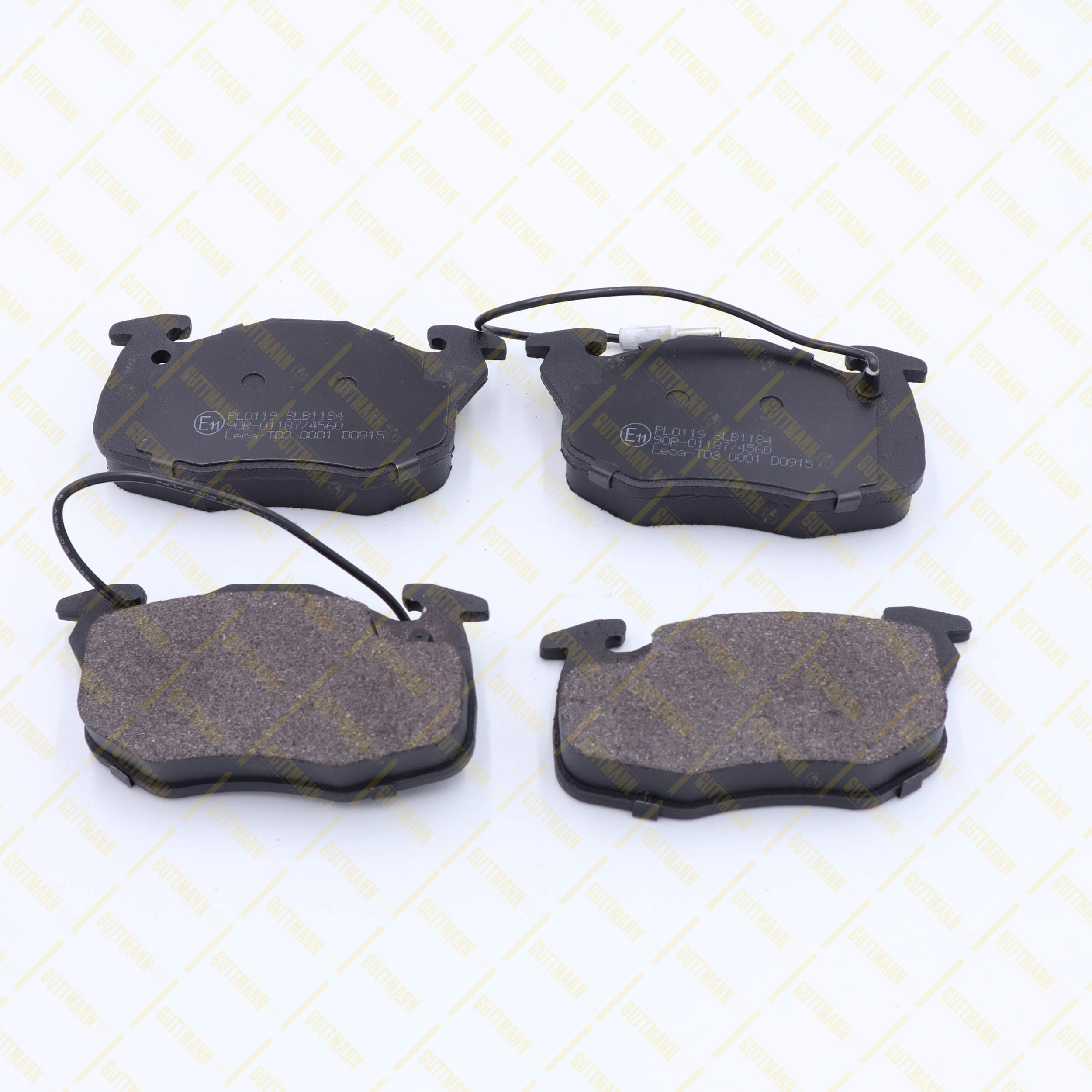 Sada brzdových platničiek kotúčovej brzdy LEROY ACCESSOIRES DISTRIBUTION