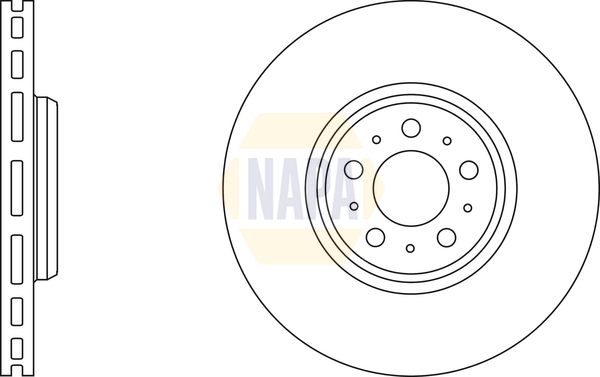 Brzdový kotúč NAPA UK