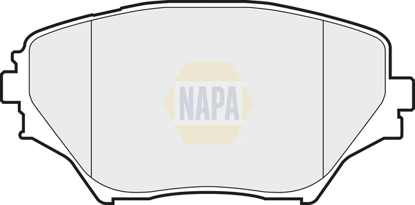 Sada brzdových platničiek kotúčovej brzdy NAPA UK