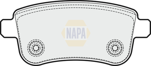 Sada brzdových platničiek kotúčovej brzdy NAPA UK