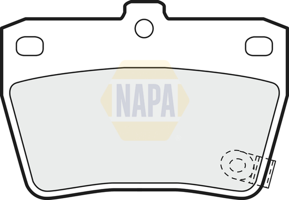 Sada brzdových platničiek kotúčovej brzdy NAPA UK
