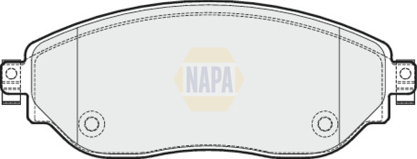 Sada brzdových platničiek kotúčovej brzdy NAPA UK
