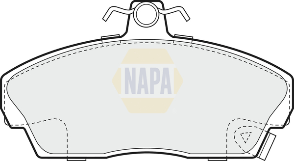 Sada brzdových platničiek kotúčovej brzdy NAPA UK