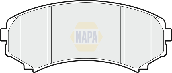Sada brzdových platničiek kotúčovej brzdy NAPA UK