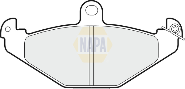 Sada brzdových platničiek kotúčovej brzdy NAPA UK