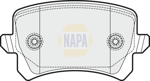 Sada brzdových platničiek kotúčovej brzdy NAPA UK