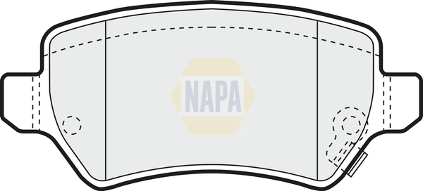 Sada brzdových platničiek kotúčovej brzdy NAPA UK