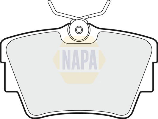 Sada brzdových platničiek kotúčovej brzdy NAPA UK