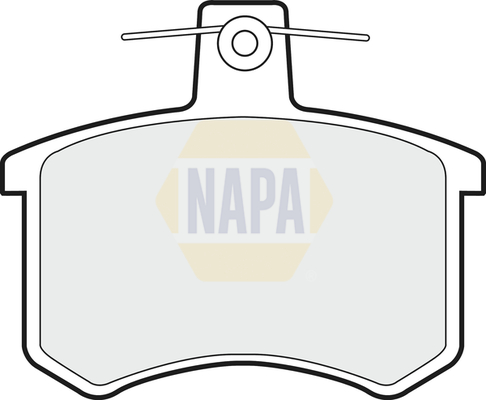Sada brzdových platničiek kotúčovej brzdy NAPA UK