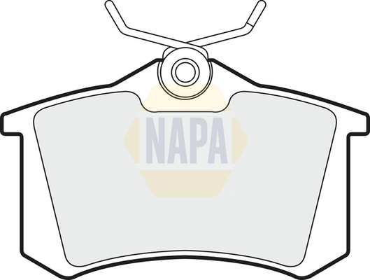 Sada brzdových platničiek kotúčovej brzdy NAPA UK