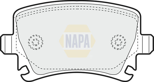 Sada brzdových platničiek kotúčovej brzdy NAPA UK